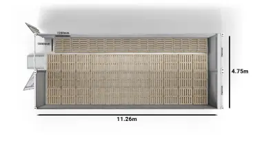 42 NZ Pallets in a 2-bay 40ft Arctic SuperStore