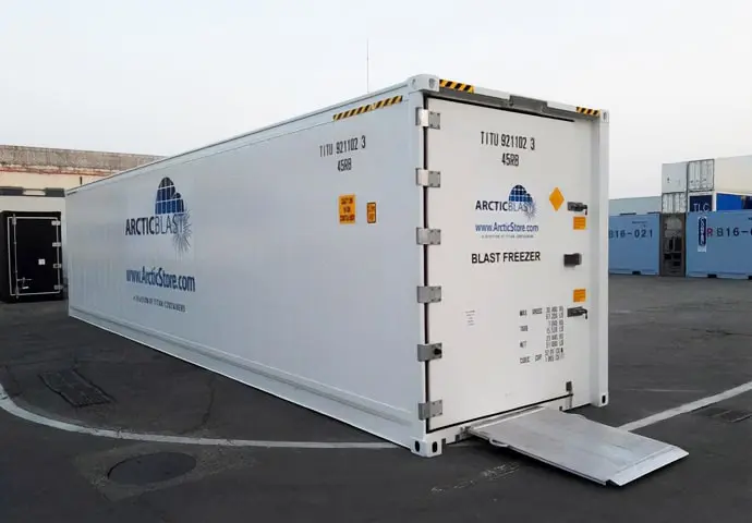 ArcticBlast Cold Storage - Rapid Chilling Refrigerated Containers for Hire