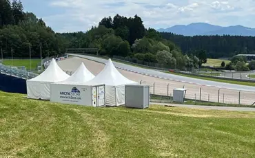 Cold Storage at Austrian Formula 1 Race –Refrigerated Containers