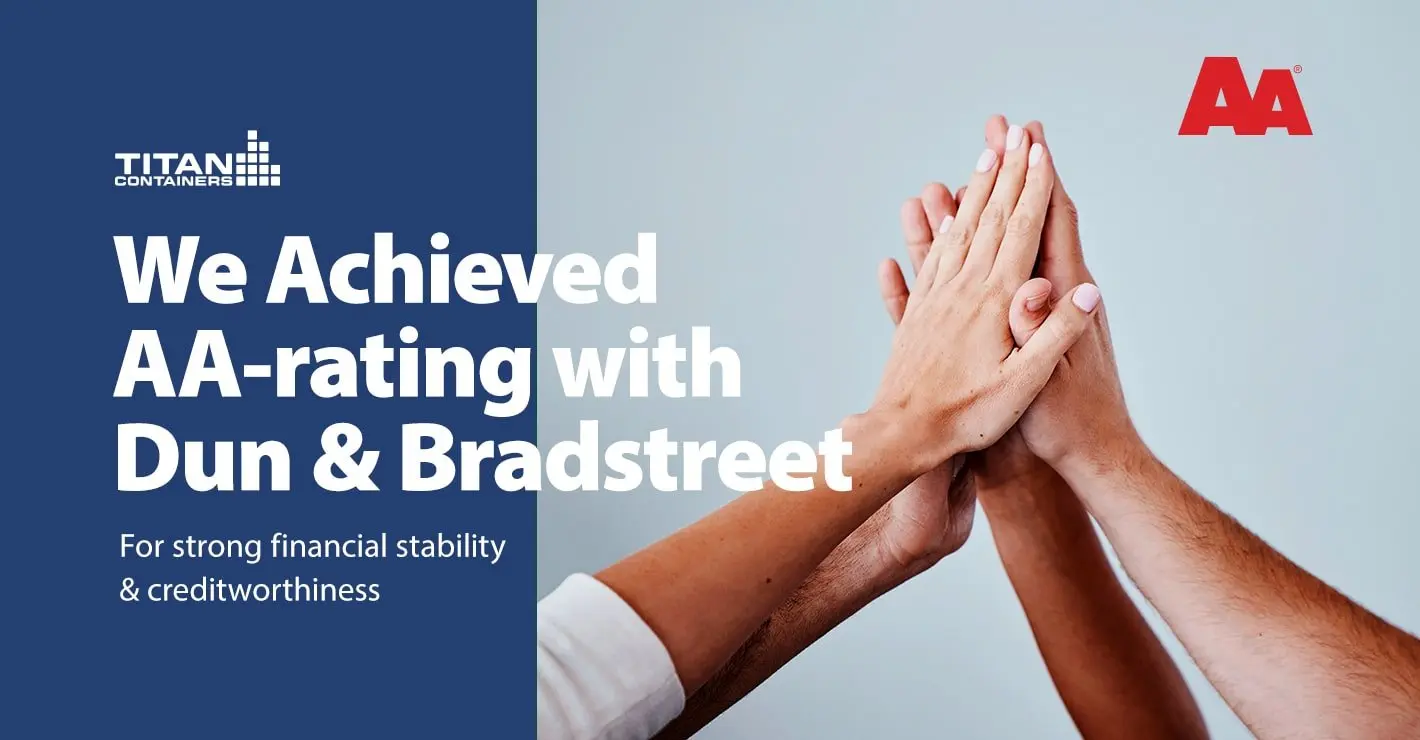 AA Credit Rating by Dun & Bradstreet Awarded to TITAN