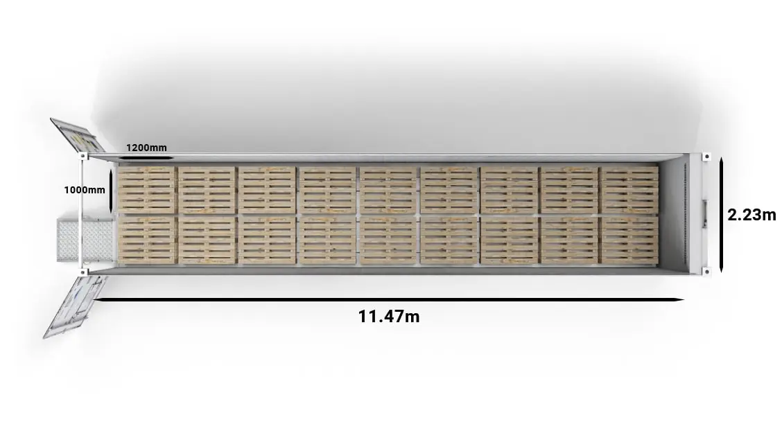 ArcticStore Horizon 40ft NZ Pallets